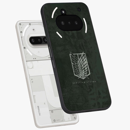 Wings Of Freedom Glass Case displayed in angled mockup highlighting graceful wing design with inspirational aesthetic.