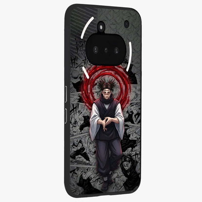 Cursed Ritual Ascension Glass Case upright view showcasing powerful ascension artwork with dark fantasy theme.