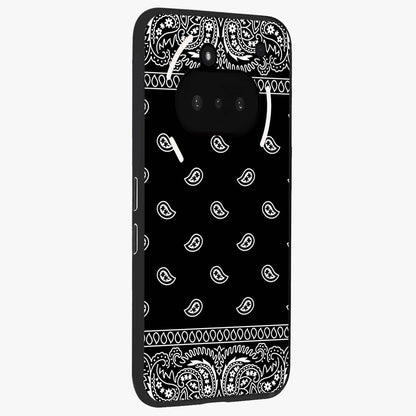 Retro Rebel Threads Glass Case upright view showcasing stylish vintage artwork with bold retro theme.