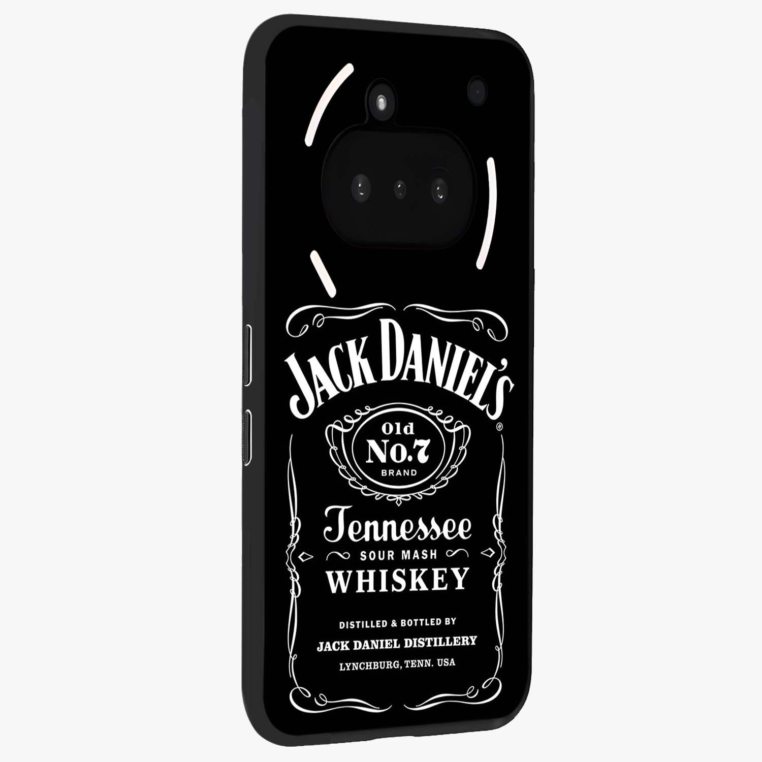 Vintage Whiskey Heritage Glass Case upright view showcasing stylish vintage whiskey artwork with timeless bar culture theme.