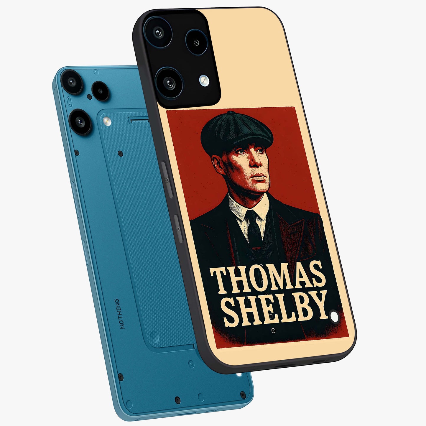 Vintage Mafia Authority Glass Case displayed in angled mockup highlighting powerful retro design with classic gangster aesthetic.