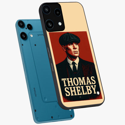Vintage Mafia Authority Glass Case displayed in angled mockup highlighting powerful retro design with classic gangster aesthetic.