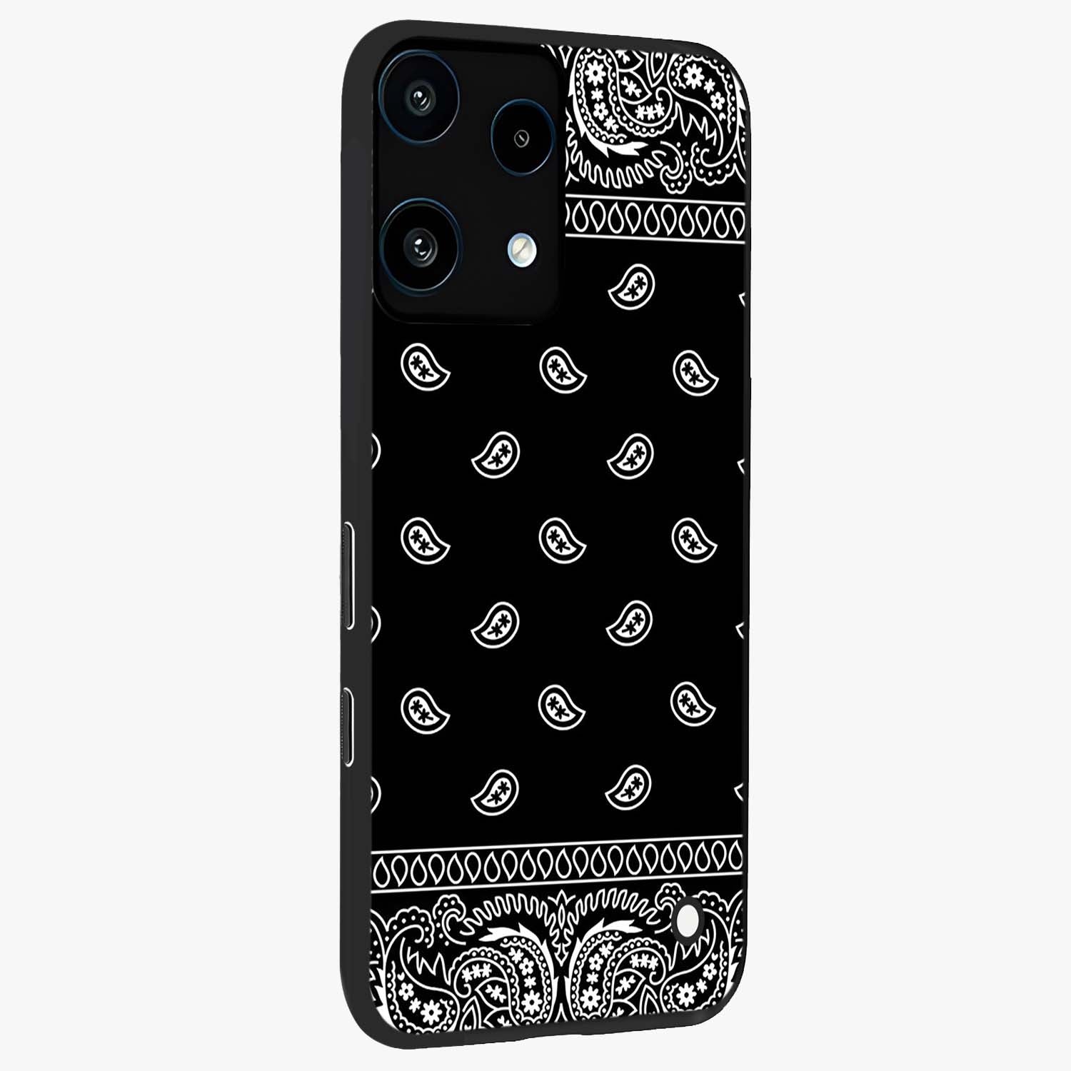 Retro Rebel Threads Glass Case upright view showcasing stylish vintage artwork with bold retro theme.