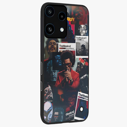 The Weeknd Glass Case upright view showcasing bold music themed artwork with contemporary artistic style.