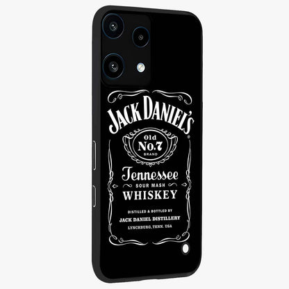 Vintage Whiskey Heritage Glass Case upright view showcasing stylish vintage whiskey artwork with timeless bar culture theme.