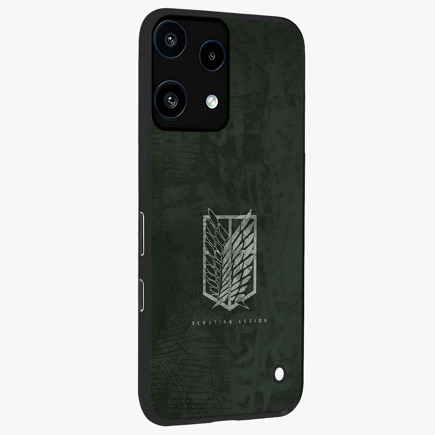 Wings Of Freedom Glass Case upright view showcasing powerful wings artwork with freedom themed design.
