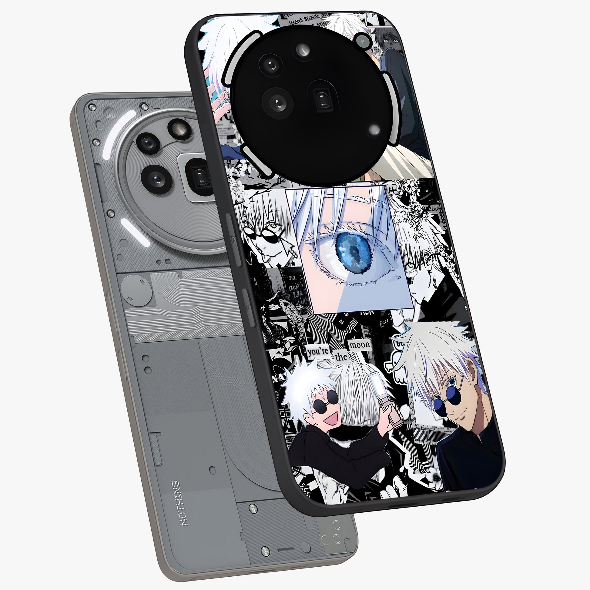 Infinity Sorcerer Chaos Glass Case displayed in angled mockup highlighting powerful magical design with fantasy aesthetic style.
