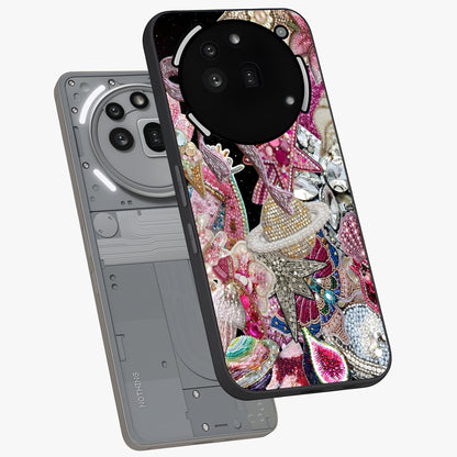 Starlit Jewel Dream Glass Case displayed in angled mockup highlighting glowing celestial jewel design with dreamy aesthetic.