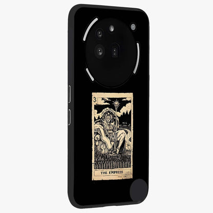 The Empress Glass Case upright view showcasing powerful empress themed artwork with luxurious artistic theme.