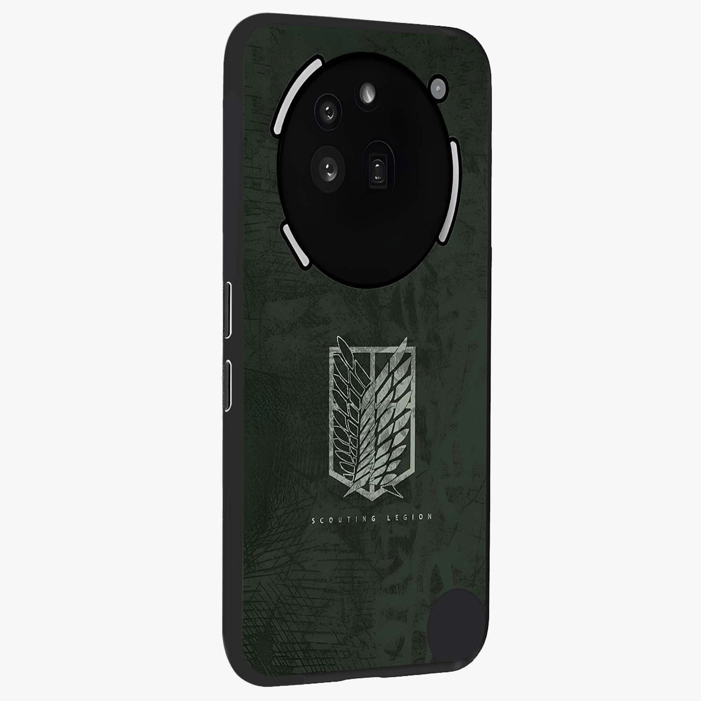 Wings Of Freedom Glass Case upright view showcasing powerful wings artwork with freedom themed design.
