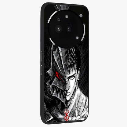Berserker Blood Oath Glass Case upright view showcasing intense warrior aesthetic with dramatic artistic style.
