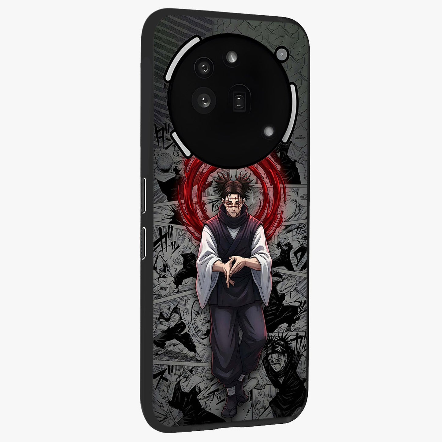 Cursed Ritual Ascension Glass Case upright view showcasing powerful ascension artwork with dark fantasy theme.