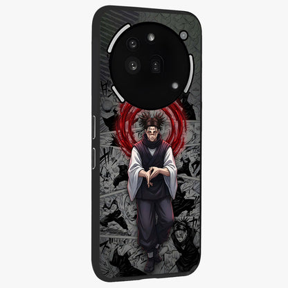 Cursed Ritual Ascension Glass Case upright view showcasing powerful ascension artwork with dark fantasy theme.