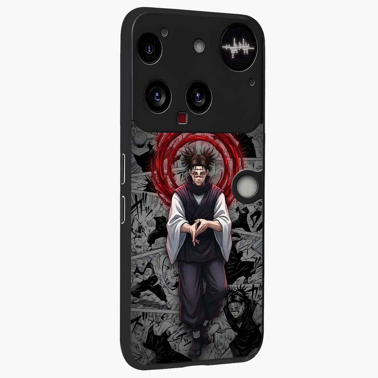 Cursed Ritual Ascension Glass Case upright view showcasing powerful ascension artwork with dark fantasy theme.