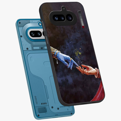 Divine Touch Eternal Glass Case displayed in angled mockup highlighting elegant divine inspired design with calm aesthetic style.