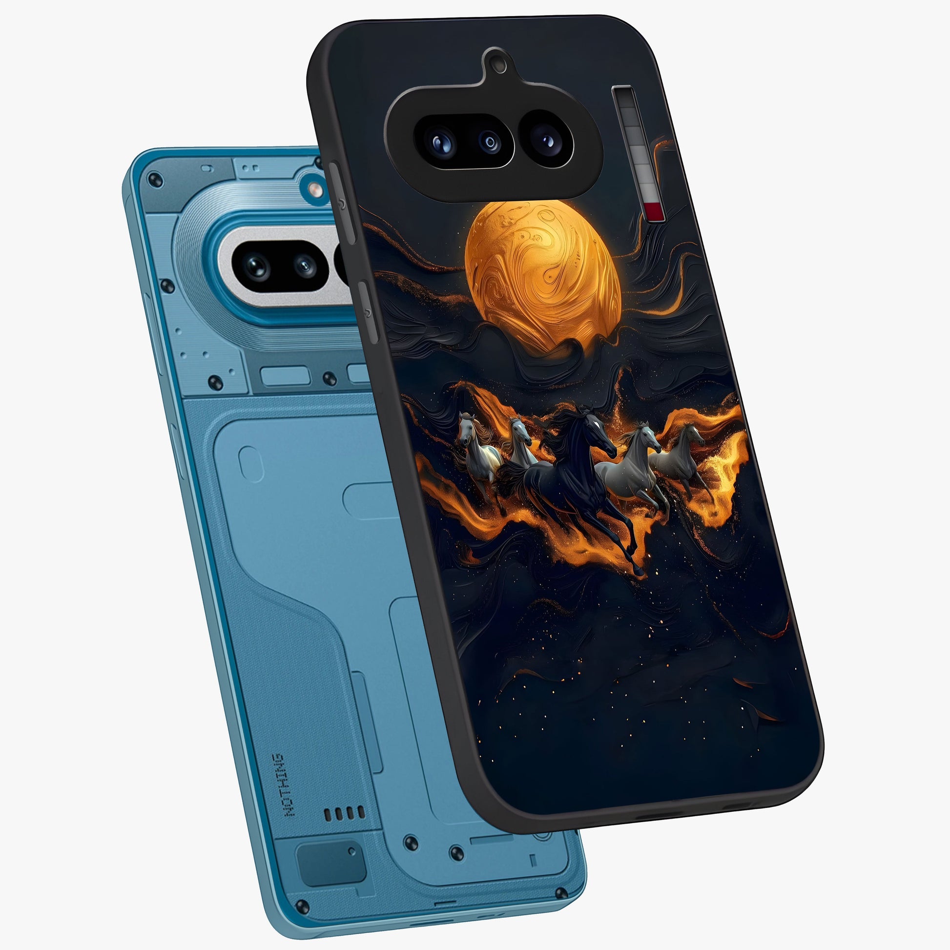 Golden Royal Heritage Glass Case displayed in angled mockup highlighting luxurious heritage design with golden aesthetic style.