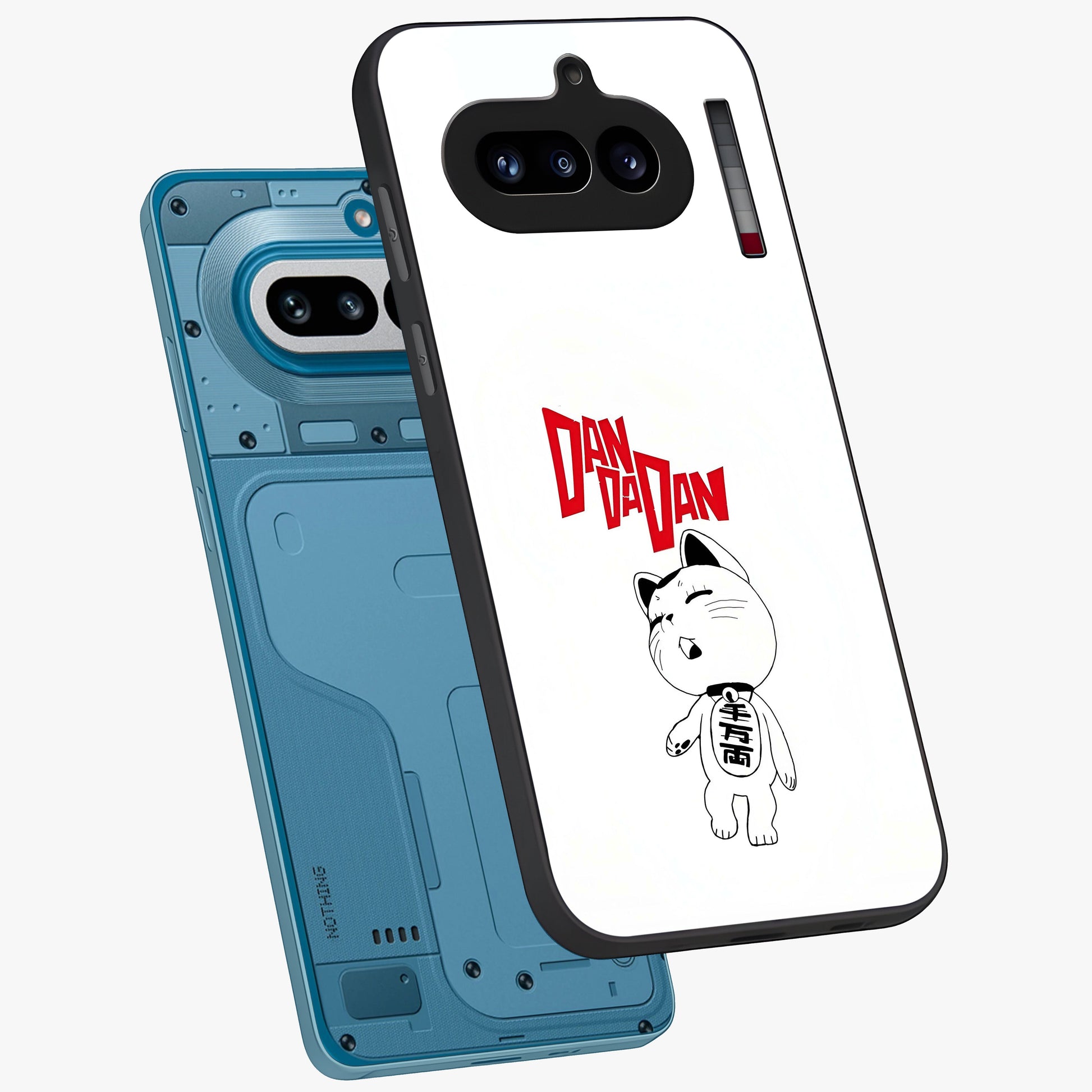 Playful Spirit Charm Glass Case displayed in angled mockup highlighting lively decorative design with playful aesthetic style.