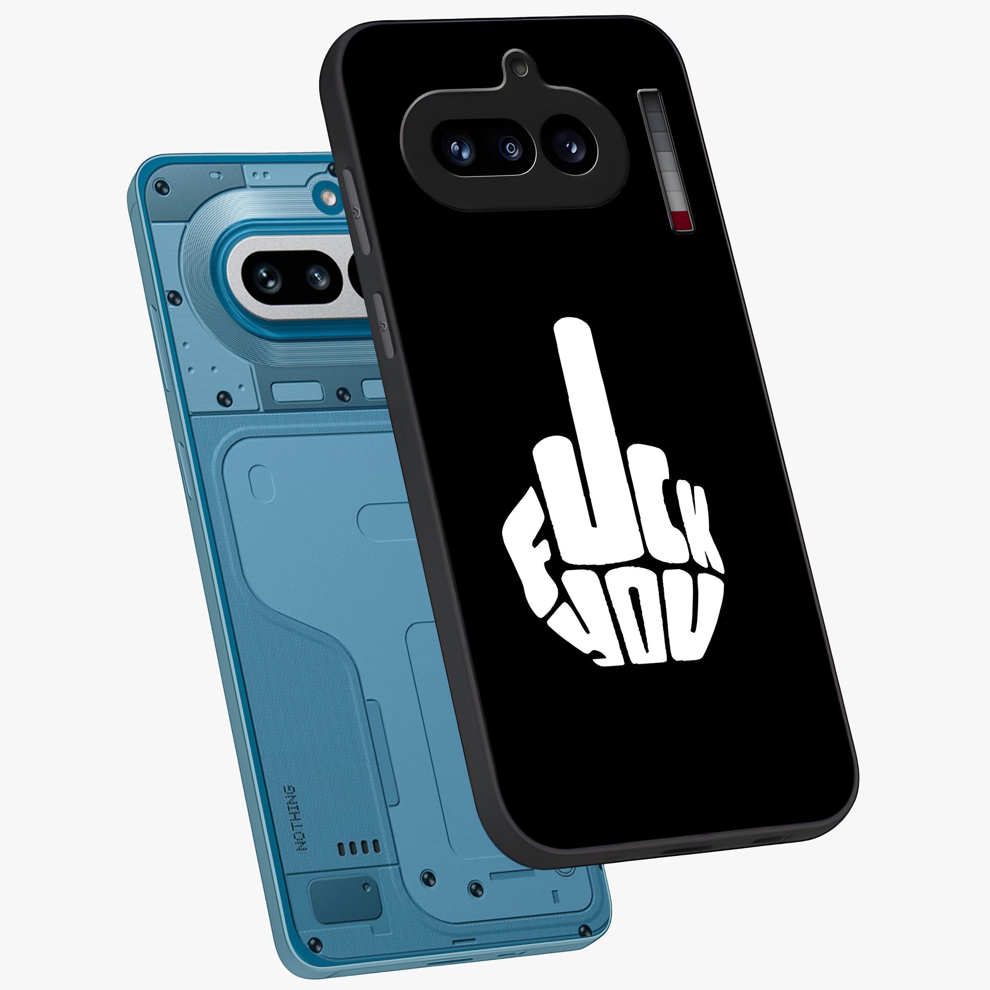 Rebel Mode On Glass Case displayed in angled mockup highlighting edgy text design with modern street aesthetic.