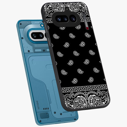 Retro Rebel Threads Glass Case displayed in angled mockup highlighting retro inspired graphic design with rebellious aesthetic.