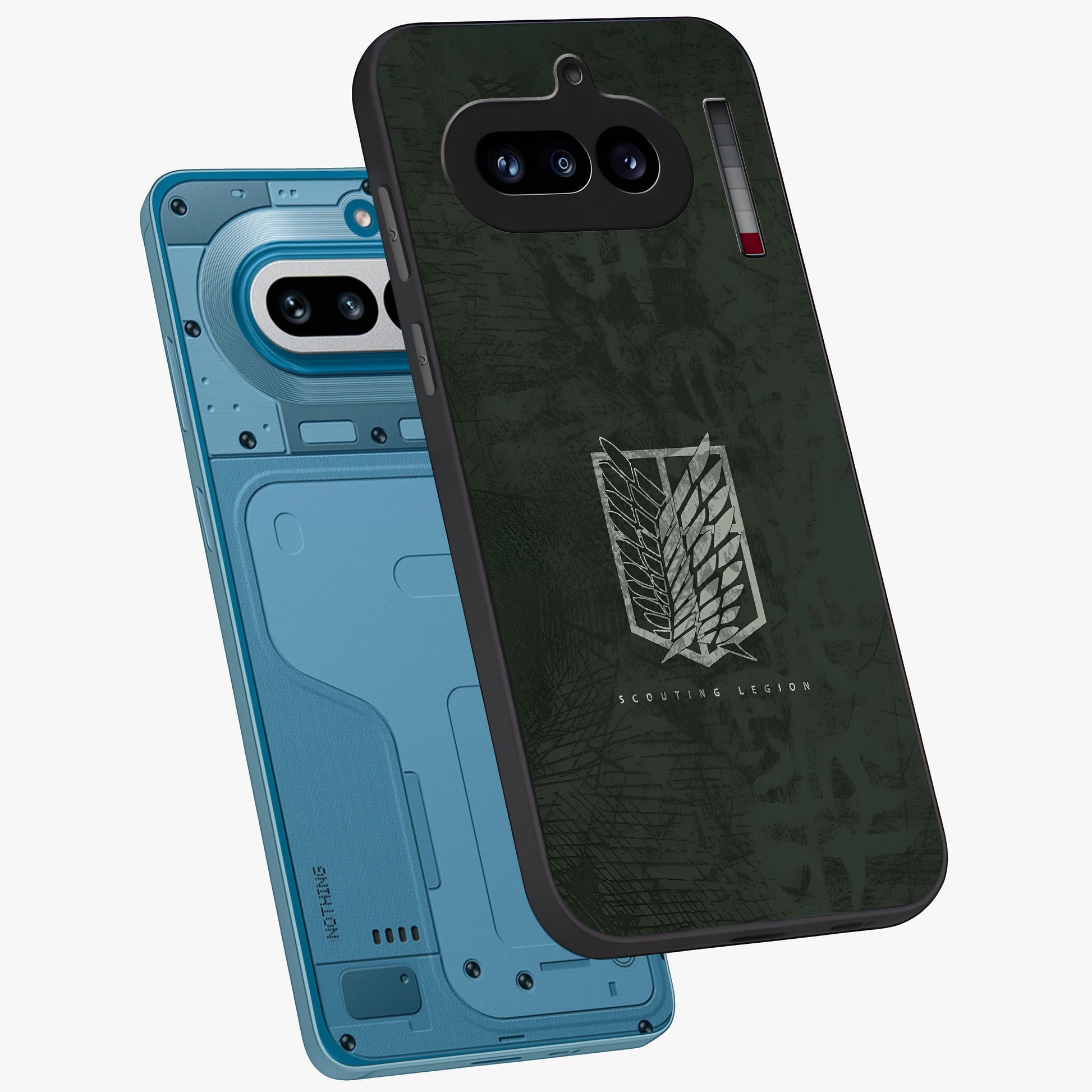 Wings Of Freedom Glass Case displayed in angled mockup highlighting graceful wing design with inspirational aesthetic.
