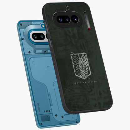 Wings Of Freedom Glass Case displayed in angled mockup highlighting graceful wing design with inspirational aesthetic.