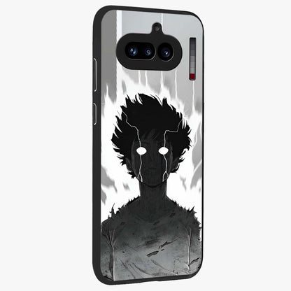 Awakened Inner Rage Glass Case upright view showcasing dramatic artwork with strong expressive aesthetic.