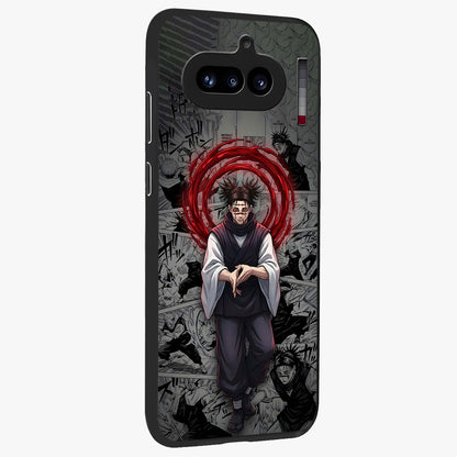 Cursed Ritual Ascension Glass Case upright view showcasing powerful ascension artwork with dark fantasy theme.