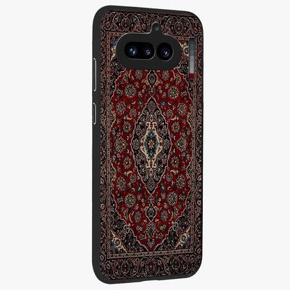 Heritage Carpet Royale Glass Case upright view showcasing detailed ornamental artwork with luxurious traditional theme.
