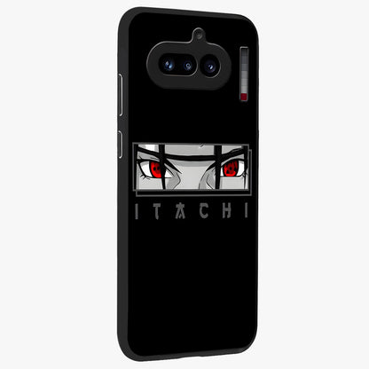 Scarlet Gaze Dominance Glass Case upright view showcasing powerful dramatic artwork with dominant artistic theme.