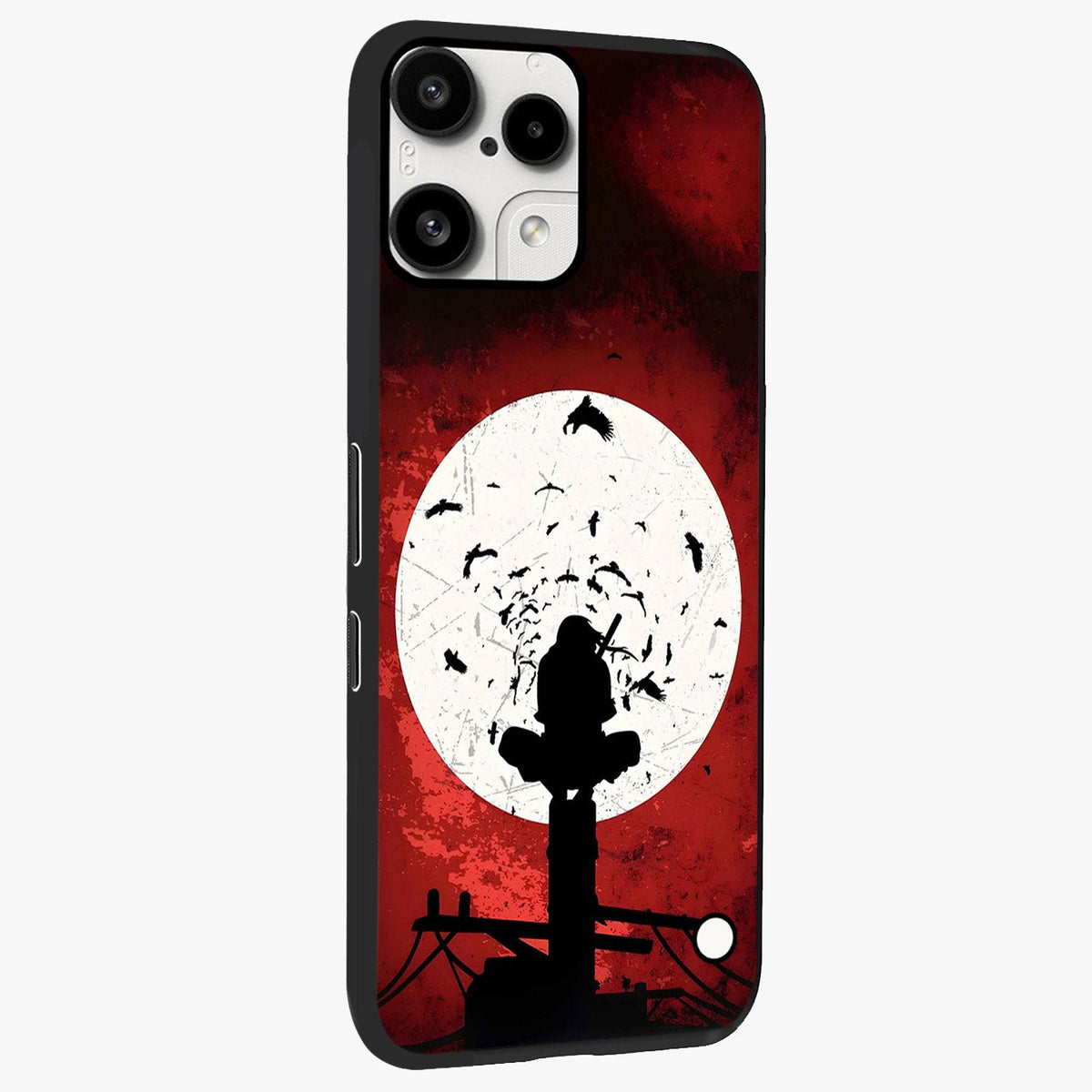 It Comes In Waves Quote Glass Case upright view showcasing calm wave artwork with motivational quote theme.