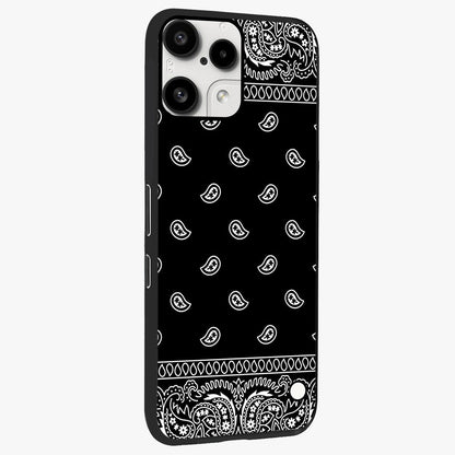 Retro Rebel Threads Glass Case upright view showcasing stylish vintage artwork with bold retro theme.