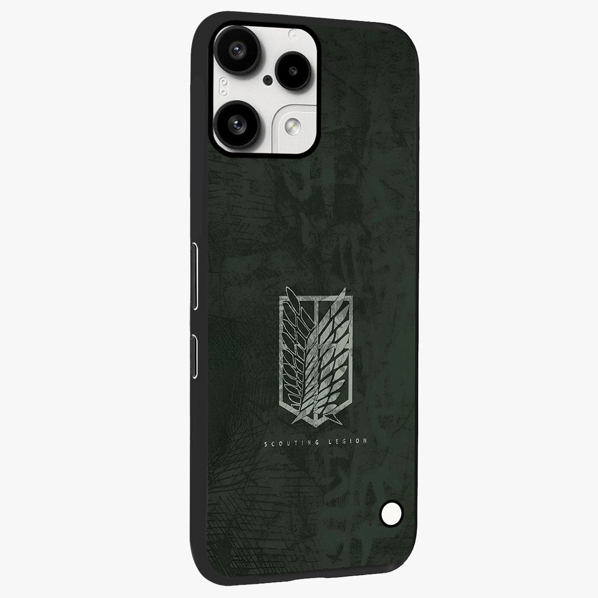 Wings Of Freedom Glass Case upright view showcasing powerful wings artwork with freedom themed design.