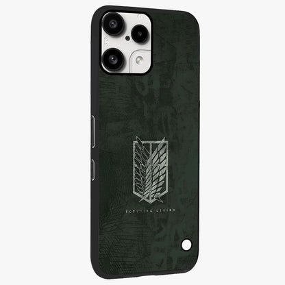 Wings Of Freedom Glass Case upright view showcasing powerful wings artwork with freedom themed design.