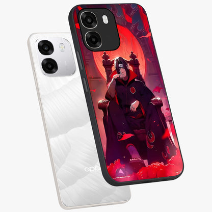 Blood Moon Sovereign Glass Case displayed in angled mockup highlighting dark celestial moon design and dramatic theme.