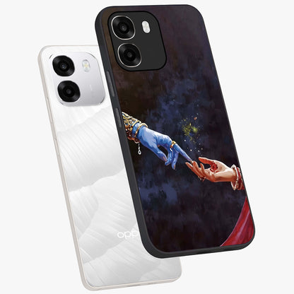 Divine Touch Eternal Glass Case displayed in angled mockup highlighting elegant divine inspired design with calm aesthetic style.