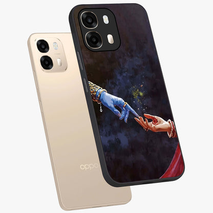 Divine Touch Eternal Glass Case displayed in angled mockup highlighting elegant divine inspired design with calm aesthetic style.
