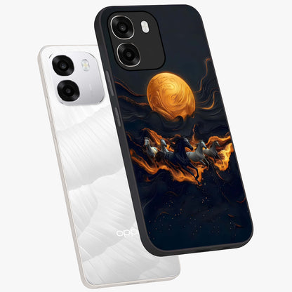 Golden Royal Heritage Glass Case displayed in angled mockup highlighting luxurious heritage design with golden aesthetic style.