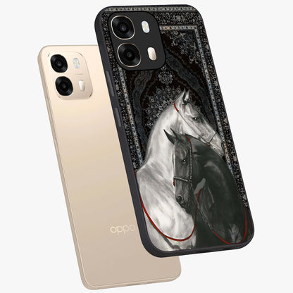 Majestic Ride Legacy Glass Case displayed in angled mockup highlighting sleek vehicle design with bold racing aesthetic.
