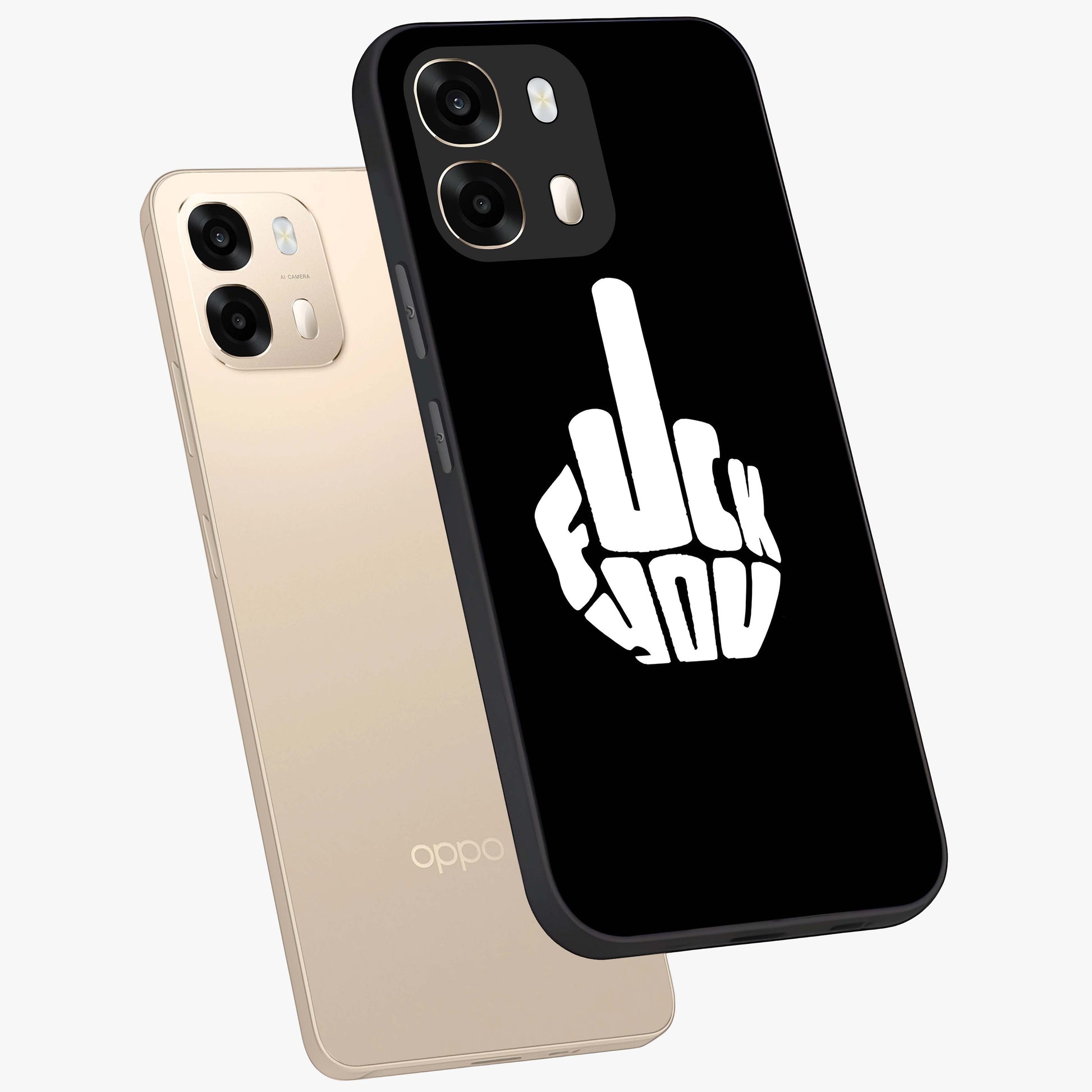 Rebel Mode On Glass Case displayed in angled mockup highlighting edgy text design with modern street aesthetic.