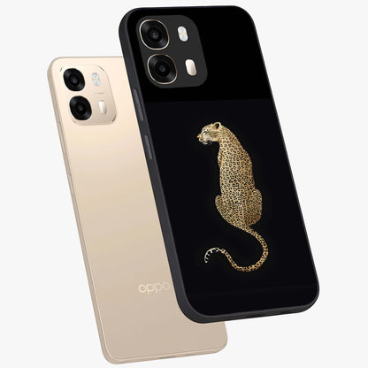 Regal Leopard Glass Case displayed in angled mockup highlighting powerful animal illustration with stylish wild aesthetic.