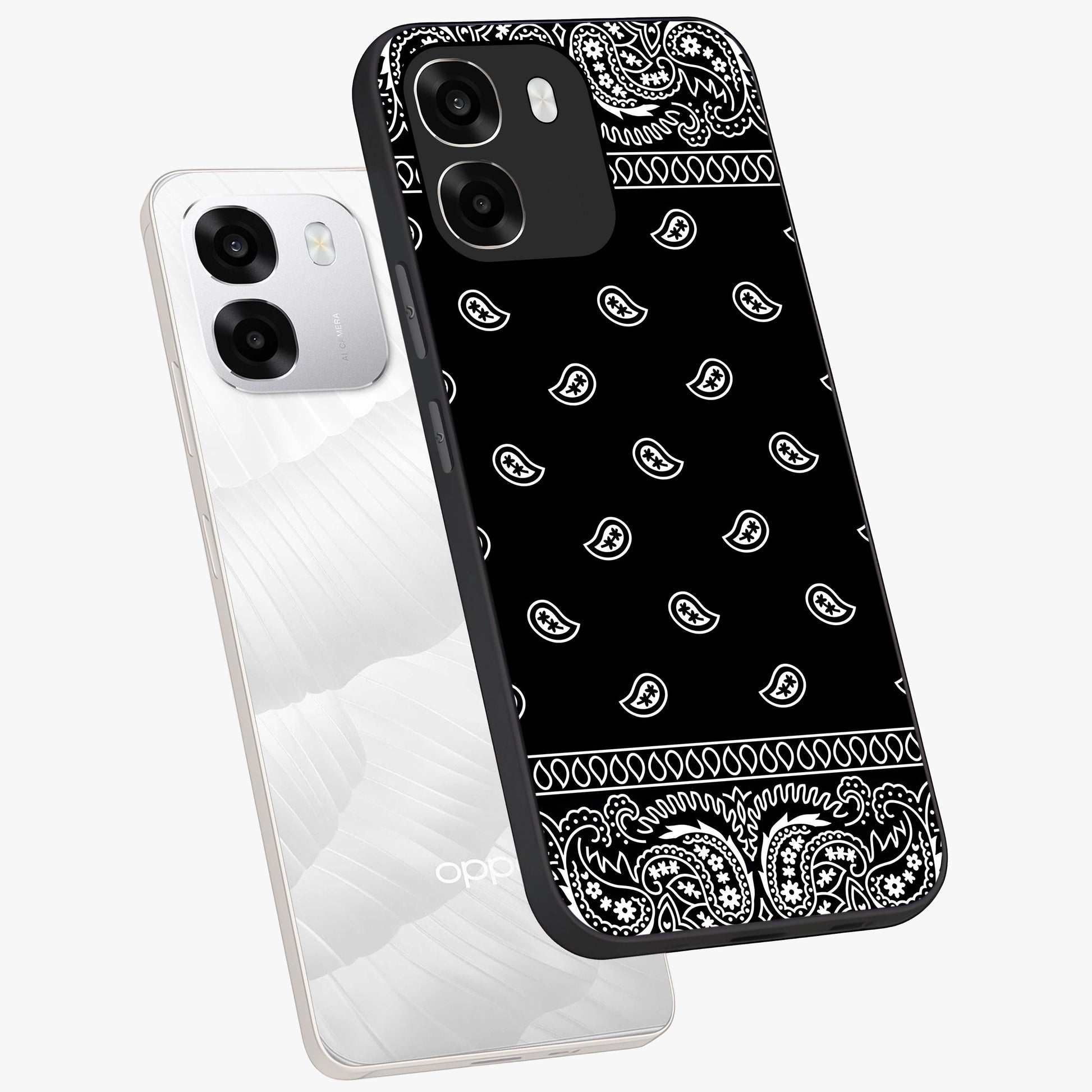 Retro Rebel Threads Glass Case displayed in angled mockup highlighting retro inspired graphic design with rebellious aesthetic.
