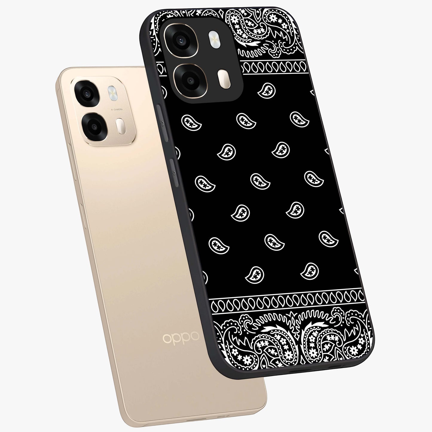 Retro Rebel Threads Glass Case displayed in angled mockup highlighting retro inspired graphic design with rebellious aesthetic.