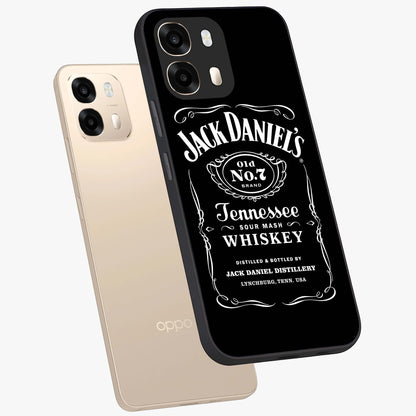 Vintage Whiskey Heritage Glass Case displayed in angled mockup highlighting retro beverage themed design with heritage aesthetic.