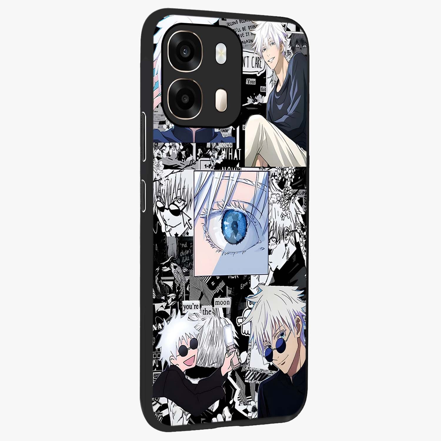 Infinity Sorcerer Chaos Glass Case upright view showcasing dramatic sorcerer artwork with chaotic mystical theme.