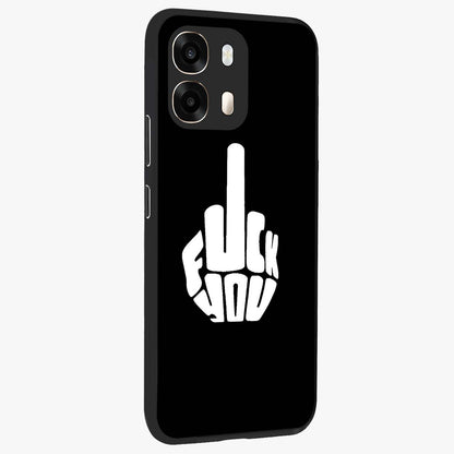 Rebel Mode On Glass Case upright view showcasing striking statement artwork with bold rebellious theme.