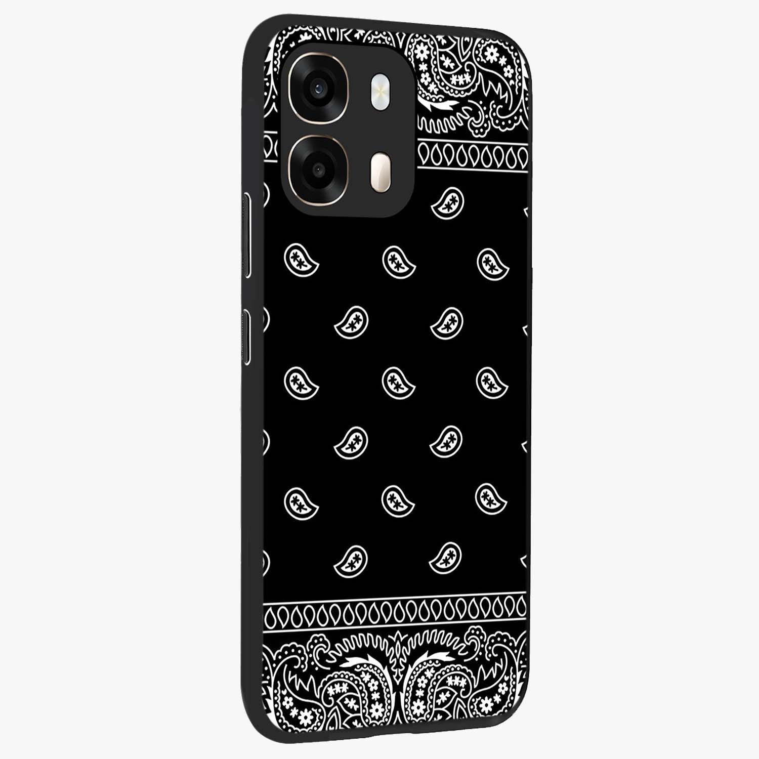 Retro Rebel Threads Glass Case upright view showcasing stylish vintage artwork with bold retro theme.