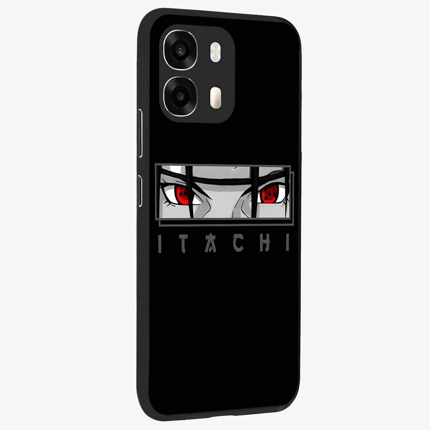 Scarlet Gaze Dominance Glass Case upright view showcasing powerful dramatic artwork with dominant artistic theme.