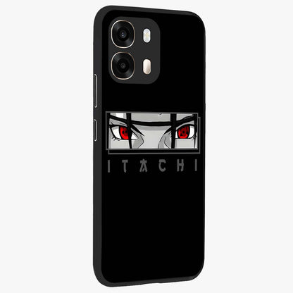 Scarlet Gaze Dominance Glass Case upright view showcasing powerful dramatic artwork with dominant artistic theme.