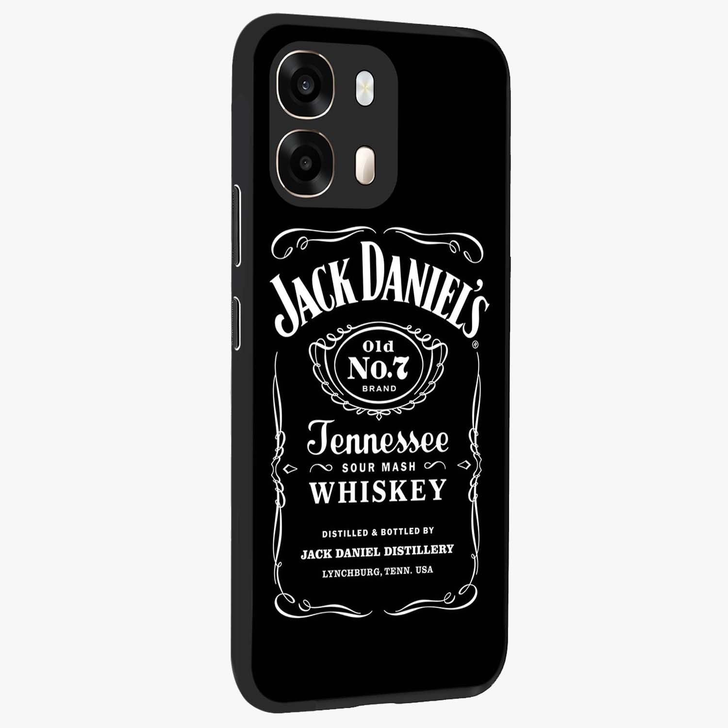 Vintage Whiskey Heritage Glass Case upright view showcasing stylish vintage whiskey artwork with timeless bar culture theme.