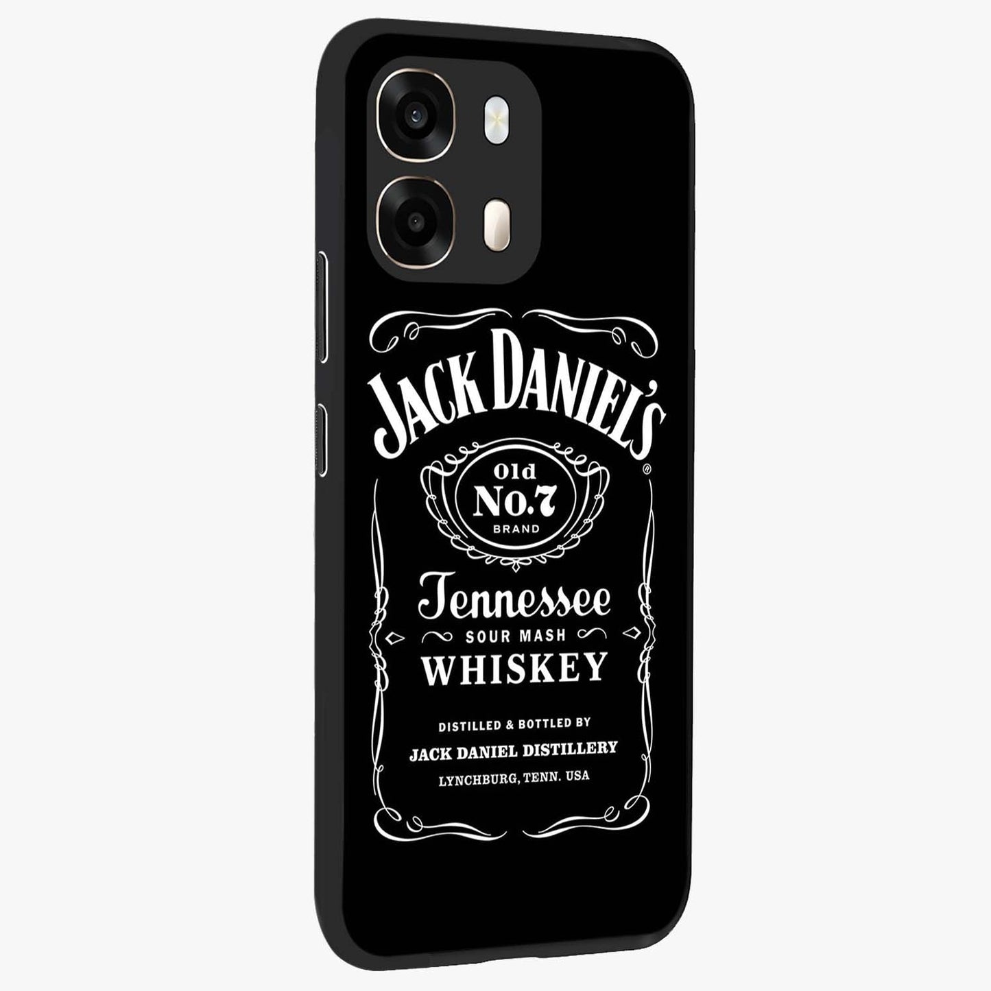 Vintage Whiskey Heritage Glass Case upright view showcasing stylish vintage whiskey artwork with timeless bar culture theme.
